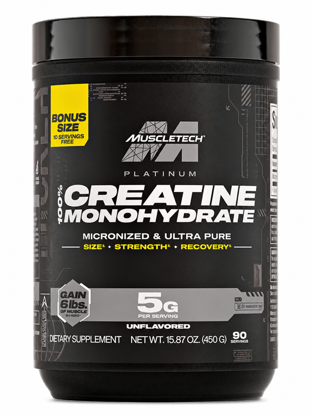 MUSCLETECH PLATINUM CREATINE 450 90 SERV