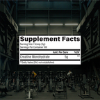 CREATINE MONOHYDRATE 510G - RAW