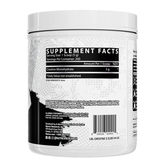 CREATINE MONOHYDRATE - NUTREX