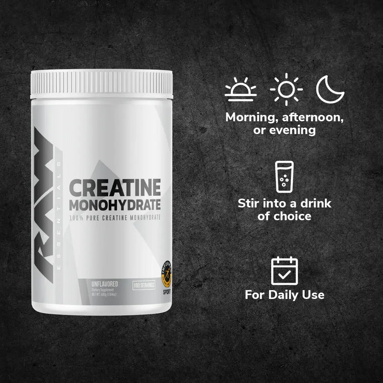 CREATINE MONOHYDRATE 510G - RAW