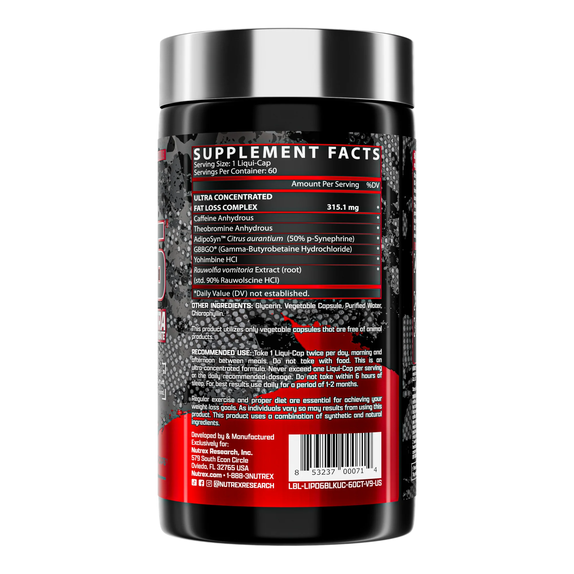 LIPO6 BLACK UC - NUTREX