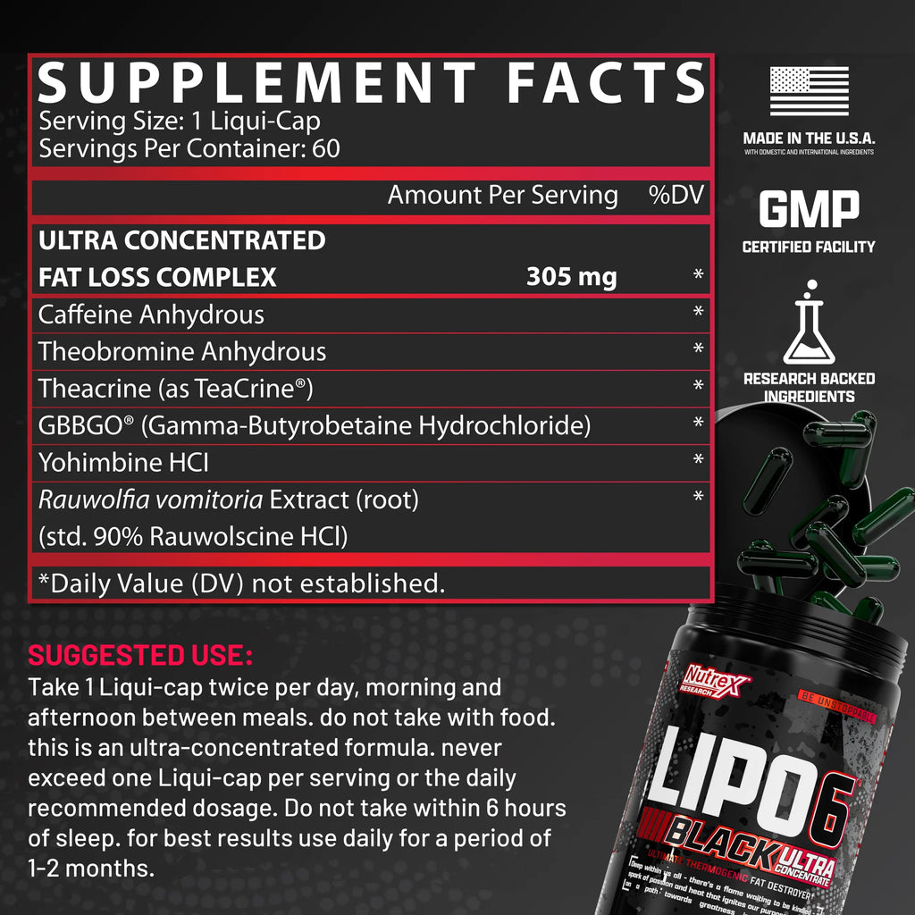 LIPO6 BLACK UC - NUTREX