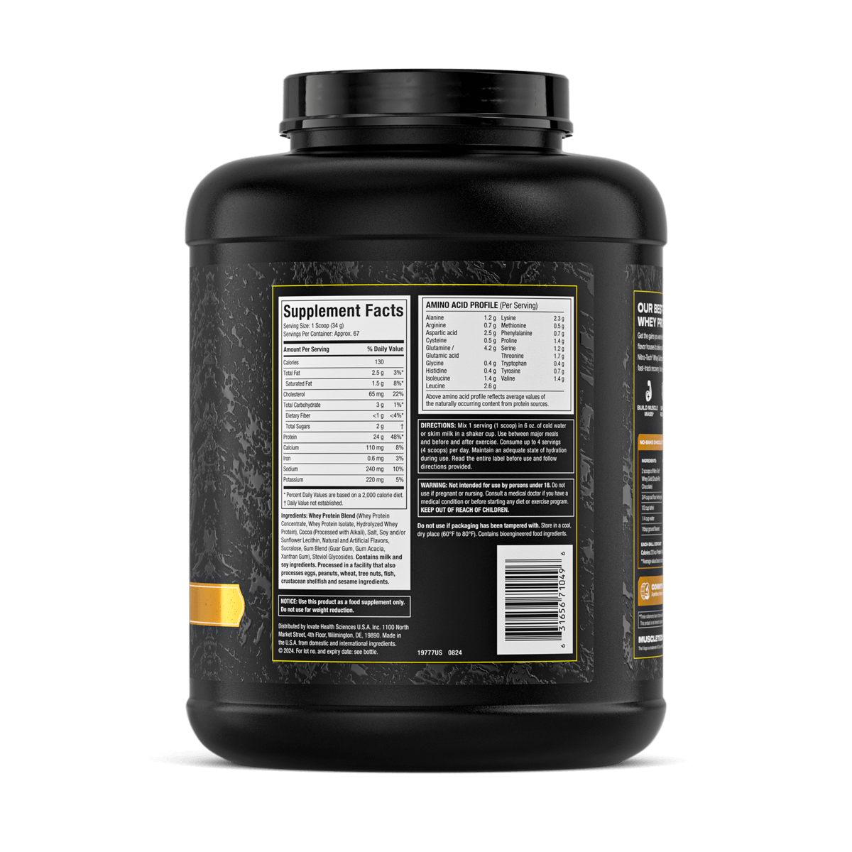 NITRO TECH WHEY GOLD - MUSCLETECH